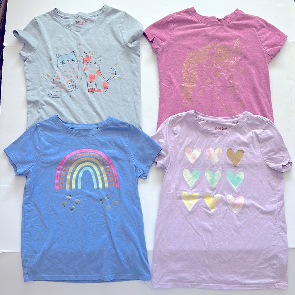 4pc Cat & Jack tee bundle